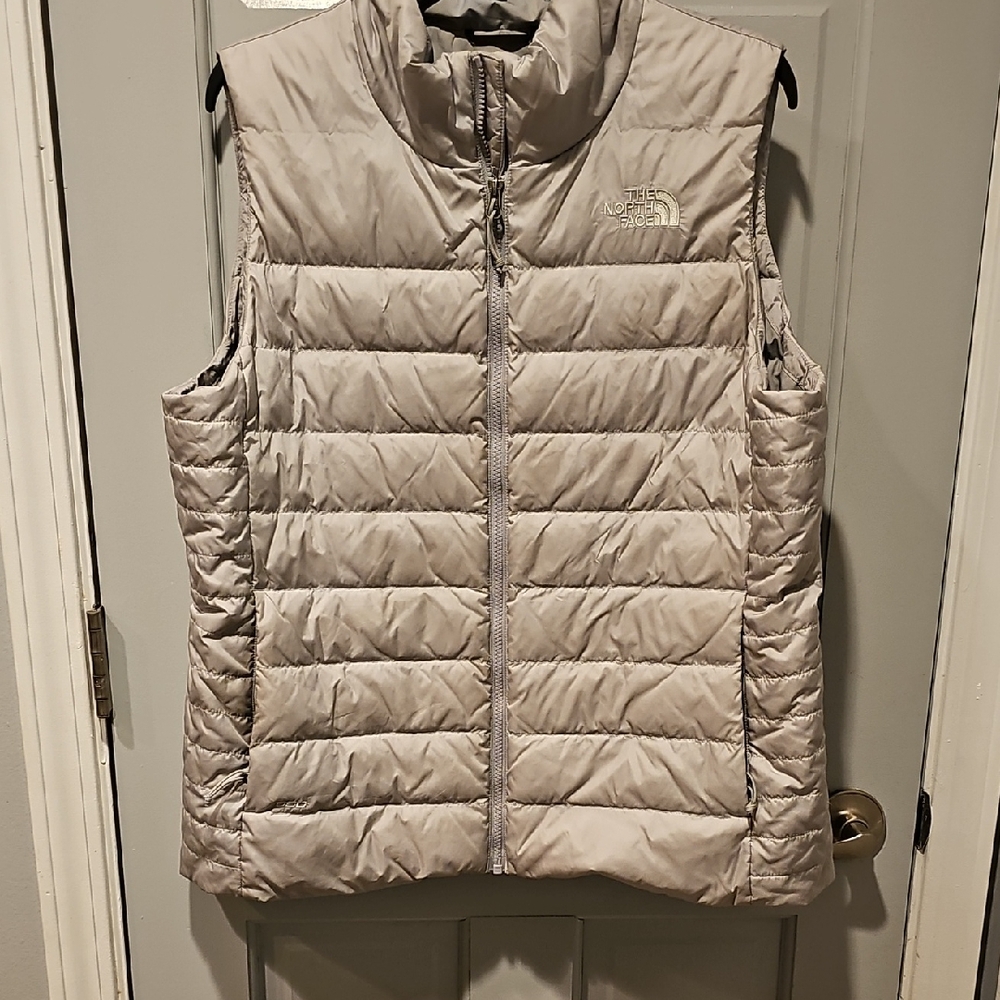 The North Face Gray Puffer Vest
